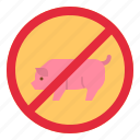 forbidden, no, pig, pork, prohibition