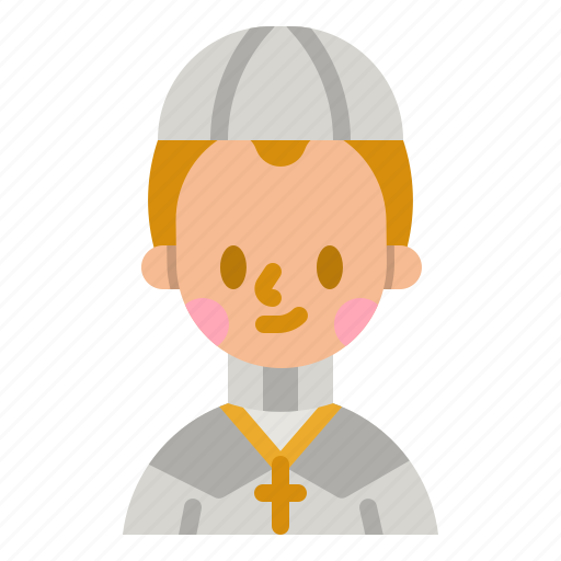 Pope, catholic, cultures, priest, christianity icon - Download on Iconfinder
