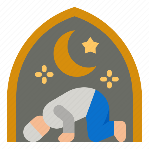 Pray, prayer, praying, muslim icon - Download on Iconfinder