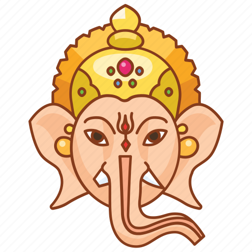 Elephant, ganapati, ganesha, hindu, hinduism, jainism, vinayaka icon - Download on Iconfinder