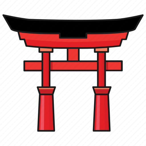 Gate, japanese, kami, religion, shinto, shintoism icon - Download on Iconfinder