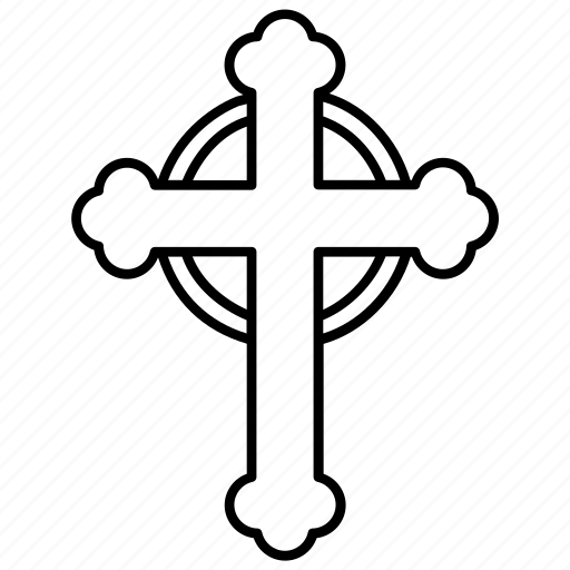 Budded, catholic, christian, christianity, church, cross, crucifix icon - Download on Iconfinder