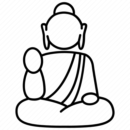 Buddha, buddhism, buddhist, monument, sculpture, statue icon - Download on Iconfinder