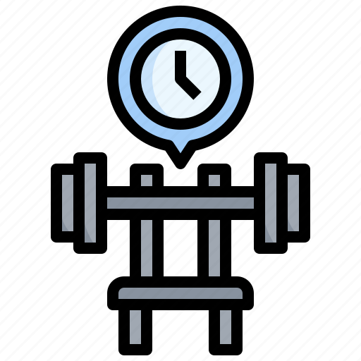 Gym, fitness, workout, time, clock icon - Download on Iconfinder