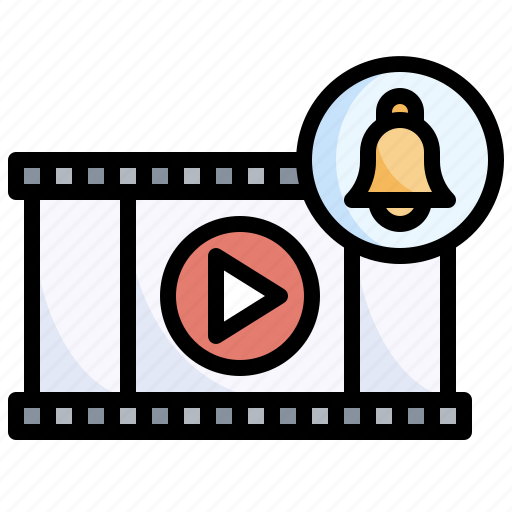 Video, movie, notification, film, multimedia icon - Download on Iconfinder