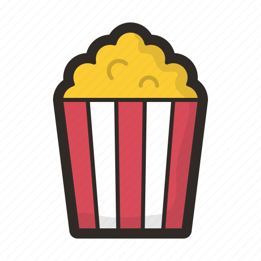 Popcorn, food, gastronomy, snack icon - Download on Iconfinder
