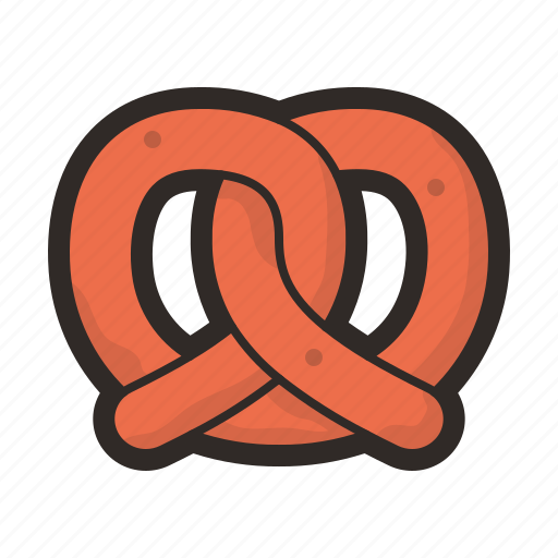 Pretzel, confectionery, food, pastries, snack icon - Download on Iconfinder