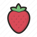 strawberry, cake, fruit, strawberries, sweet