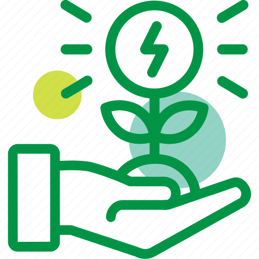 Eco, hand, growth, sprout, leaf icon - Download on Iconfinder