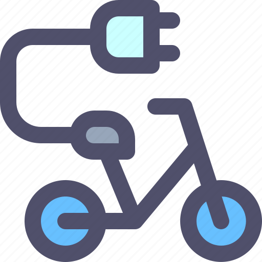 Electric, bike, charge, plug, bicycle icon - Download on Iconfinder