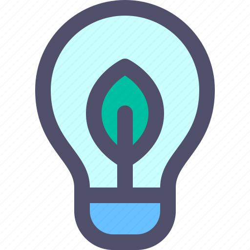 Innovation, bulb, light, leaf, ecology icon - Download on Iconfinder