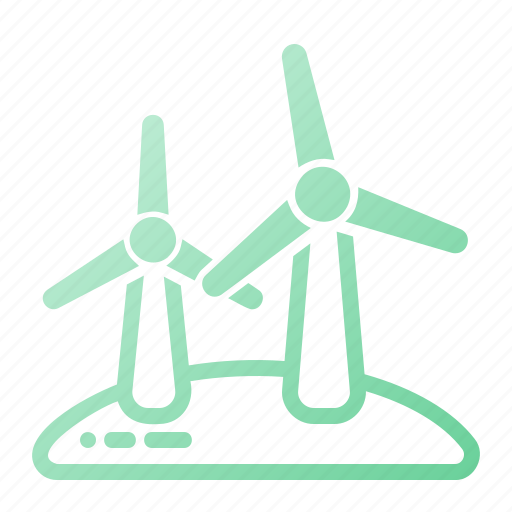 Windmill, wind turbine, energy, mill, battery, generator, industry icon - Download on Iconfinder