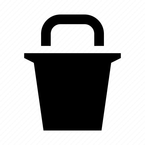 Bucket, bucketful, container, pail, renovation, repair, tool icon - Download on Iconfinder