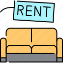 rent, service, rental, furniture, sofa