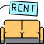 rent, service, rental, furniture, sofa 