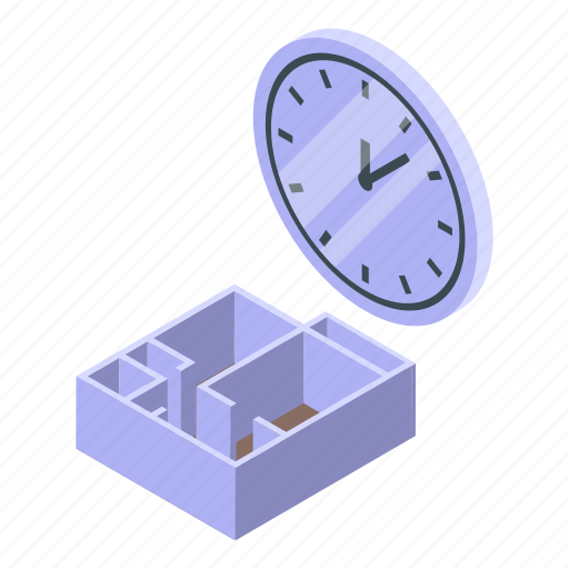 Office, rent, isometric icon - Download on Iconfinder