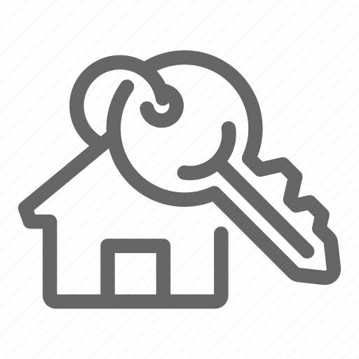 Apartment, home, house, key, property, rental, security icon - Download on Iconfinder