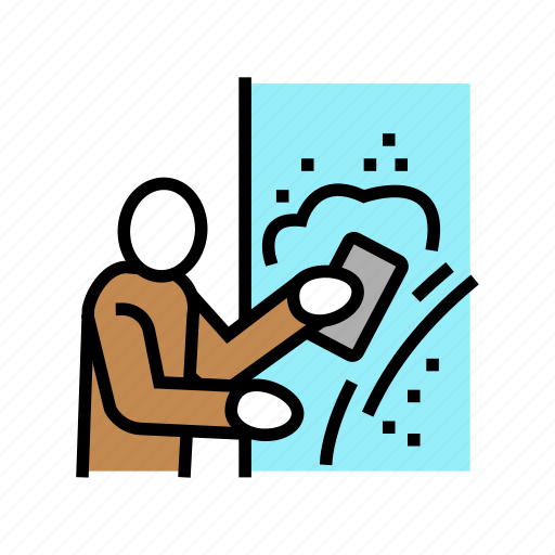 Plasterer, working, repair, furniture, building, door icon - Download on Iconfinder