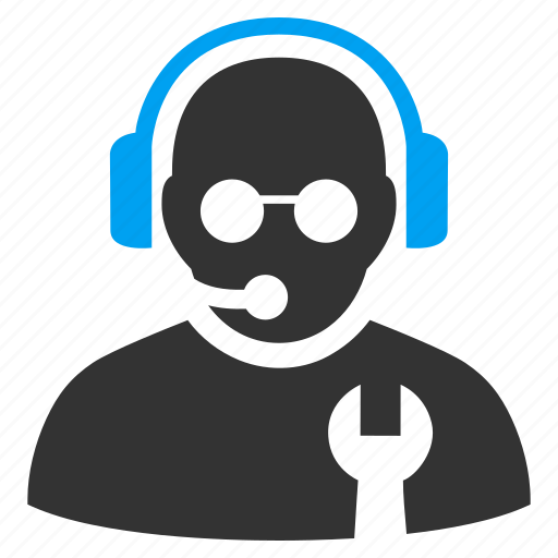 Call center, customer, professional headset, repair man, service operator, support, worker icon - Download on Iconfinder