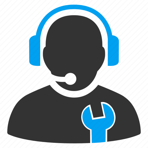 Call center, job, professional headset, repair man, service operator, support, worker icon - Download on Iconfinder