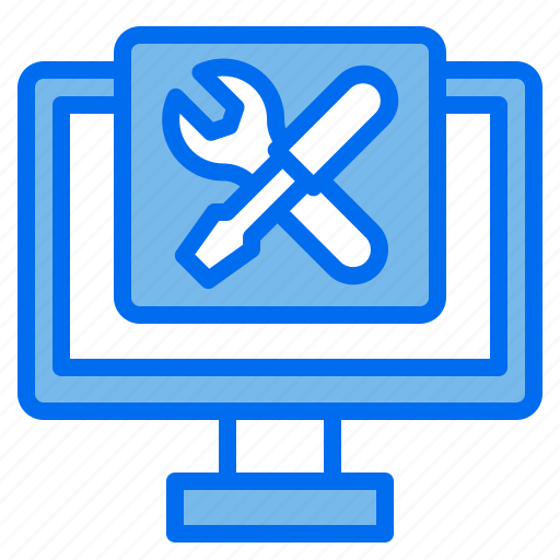 Monitor, electronic, repair, service, maintenance icon - Download on Iconfinder