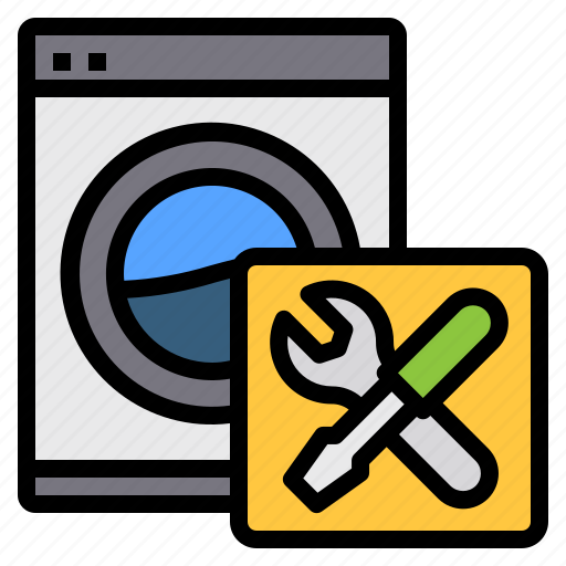 Washing, machine, washer, electronic, repair, service, maintenance icon - Download on Iconfinder