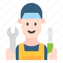 man, repair, service, maintenance