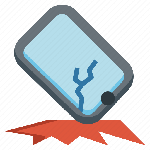 Phone, falling, fall, 0abroken, repair icon - Download on Iconfinder