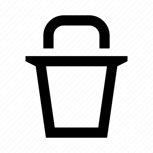Bucket, construction, container, equipment, renovation, repair, tool icon - Download on Iconfinder