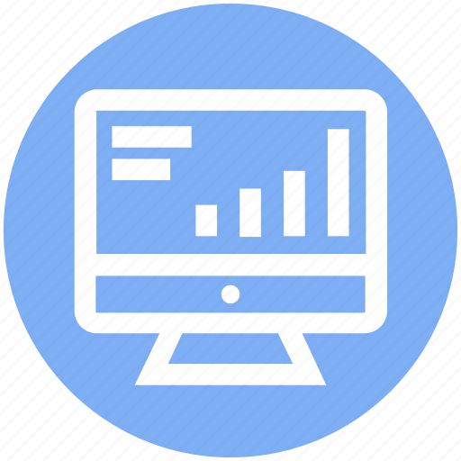 Analytics, bars, graph, lcd, reports, stabilization icon - Download on Iconfinder