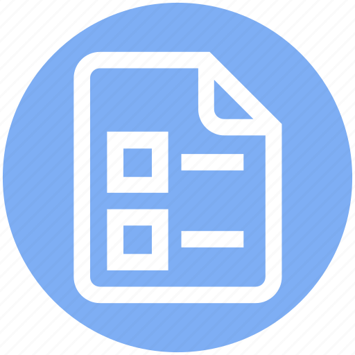 Analytics, document, file, list, page, statistics, tick mark icon - Download on Iconfinder