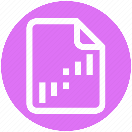 Analytics, chart, diagram, financial report, growth, page, statistics icon - Download on Iconfinder