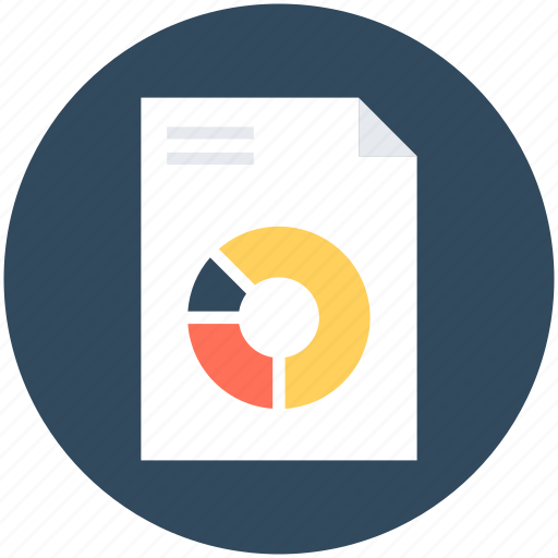 Data page, graph report, pie chart, pie graph, report icon - Download on Iconfinder