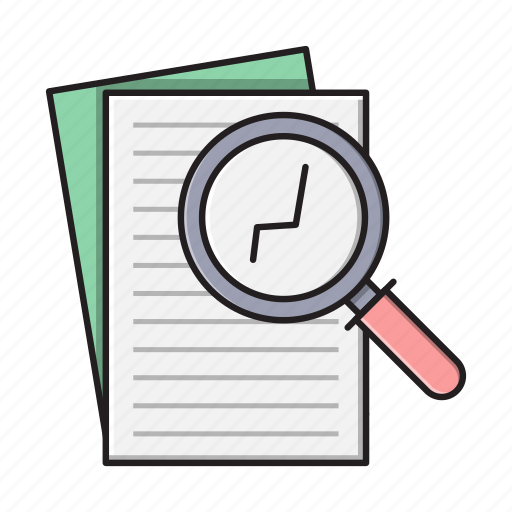 Analysis, case, document, search, study icon - Download on Iconfinder