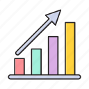 analytics, bar, chart, growth, statistics