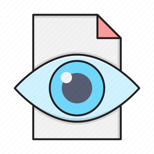 Document, file, paper, seen, view icon - Download on Iconfinder
