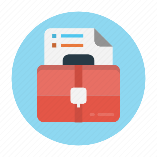Bag, document, paper, portfolio, sheet icon - Download on Iconfinder