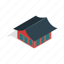 asia, building, culture, house, isometric, korean, traditional