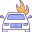 burning car, car crashed, car fire, car insurance, vehicular accident 