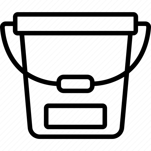 Pail, water bucket, water carrier, water container icon - Download on Iconfinder