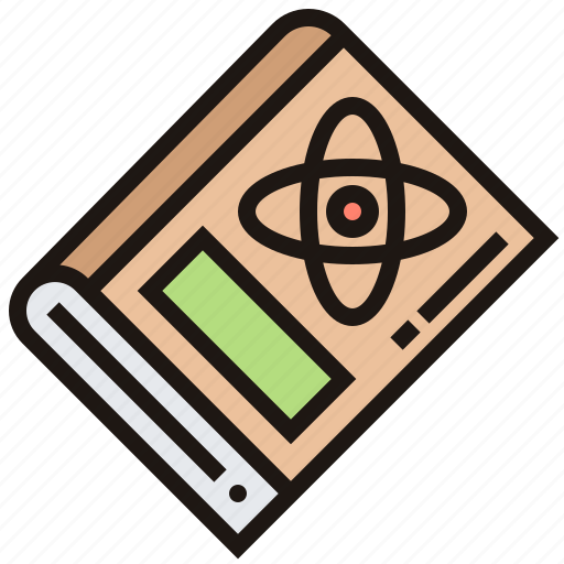 Atom, book, molecular, science, study icon - Download on Iconfinder