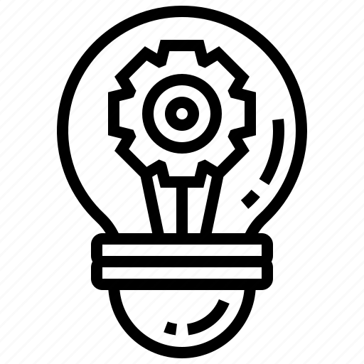Bulb, cogwheel, creativity, idea, innovation icon - Download on Iconfinder