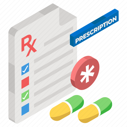 Medical document, medical recipe, medication, medicine report, prescription icon - Download on Iconfinder
