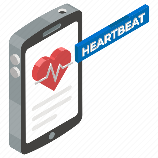 Health app, healthcare app, heartbeat, medical app, mobile app, mobile health icon - Download on Iconfinder
