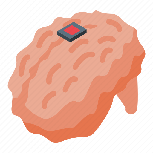 Research, human, brain, isometric icon - Download on Iconfinder