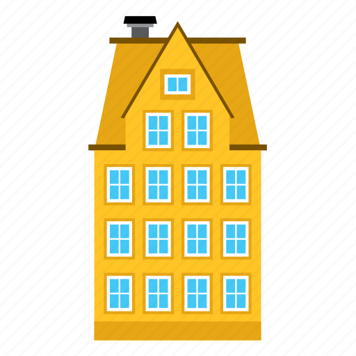 Apartment, architecture, building, edifice, house, mansion, residential icon - Download on Iconfinder