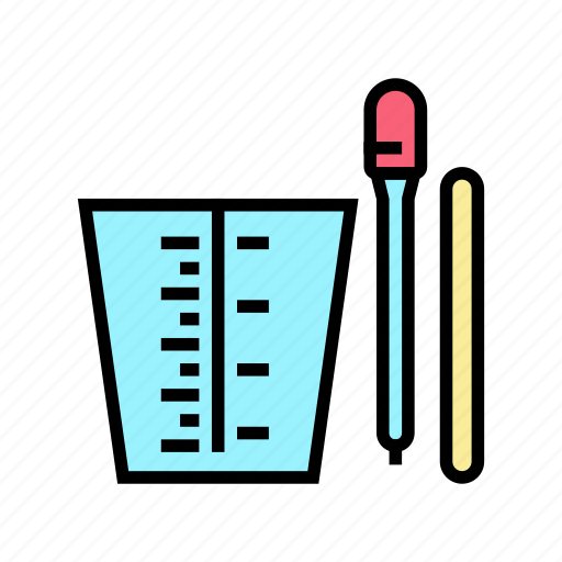 Measuring, cup, stick, tool, resin, creation icon - Download on Iconfinder