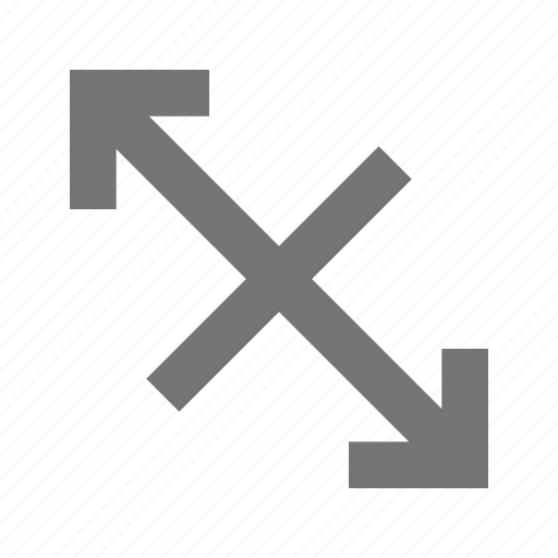 Diagonal, expand, arrows icon - Download on Iconfinder
