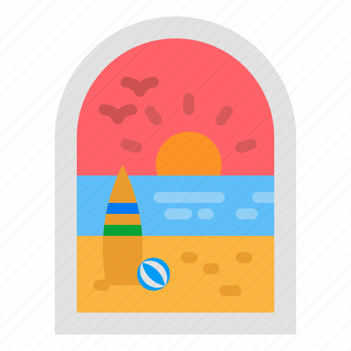 Beach, location, placeholder, sea, view icon - Download on Iconfinder