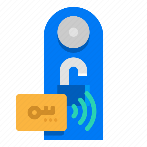 Card, door, key, lock, security icon - Download on Iconfinder